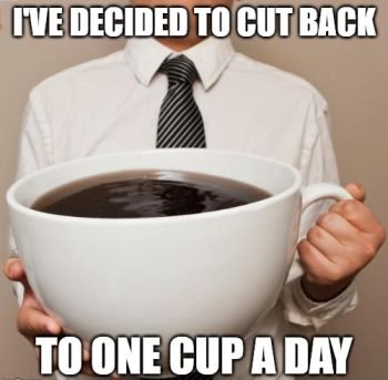 Cut back on caffeine